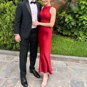 Reformation Casette silk dress